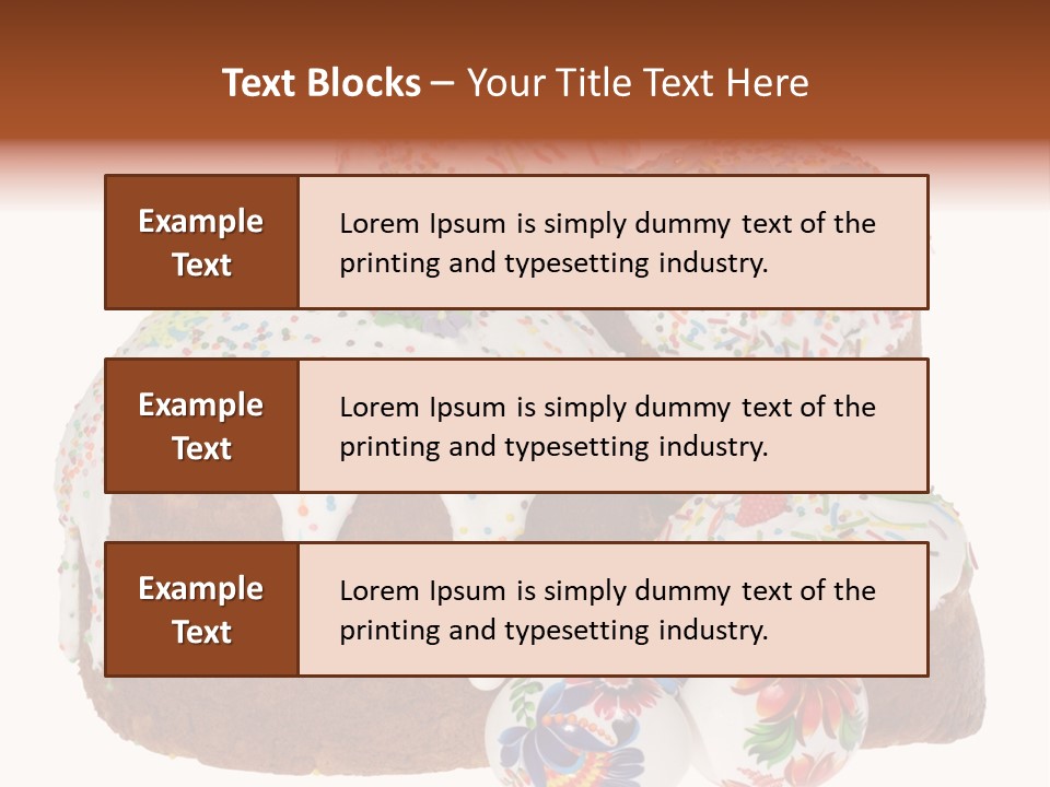 Traditional Russian Dessert PowerPoint Template