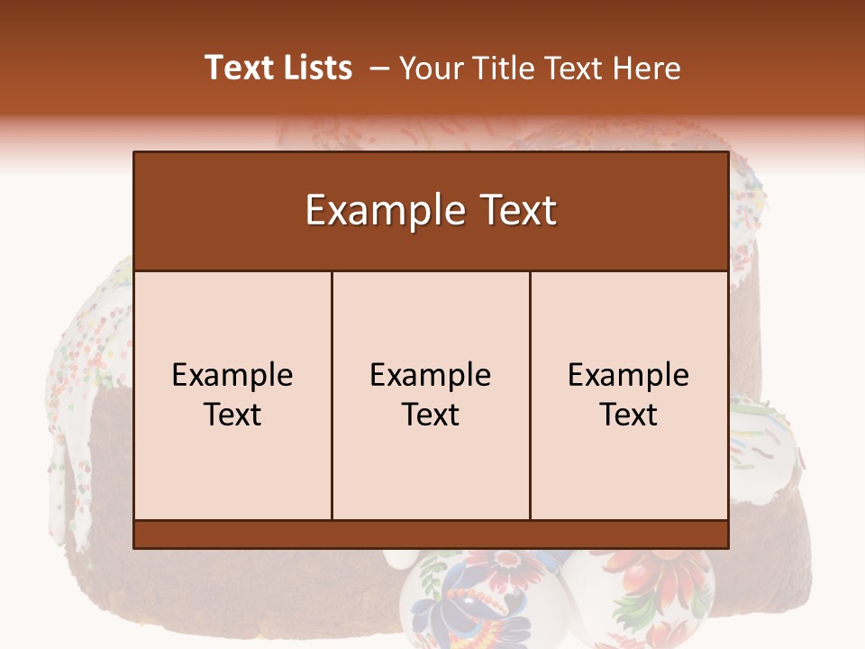 Traditional Russian Dessert PowerPoint Template
