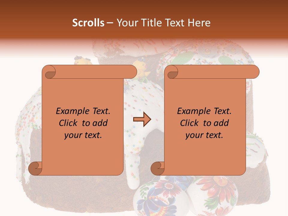Traditional Russian Dessert PowerPoint Template
