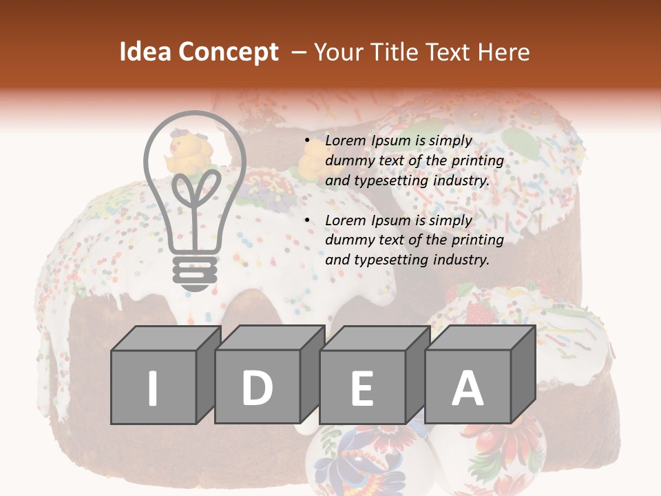 Traditional Russian Dessert PowerPoint Template