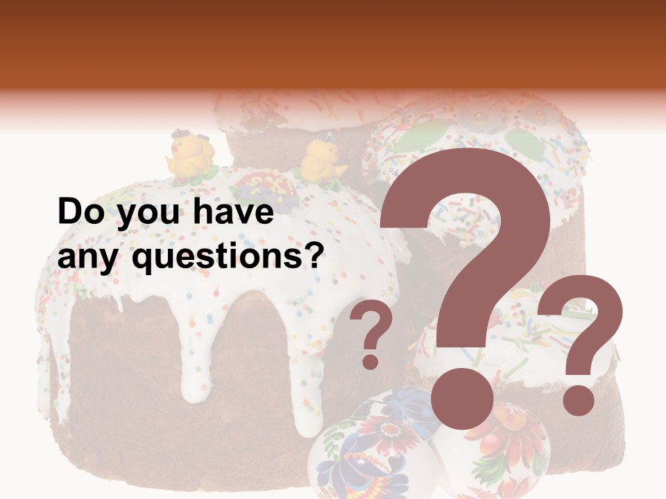 Traditional Russian Dessert PowerPoint Template