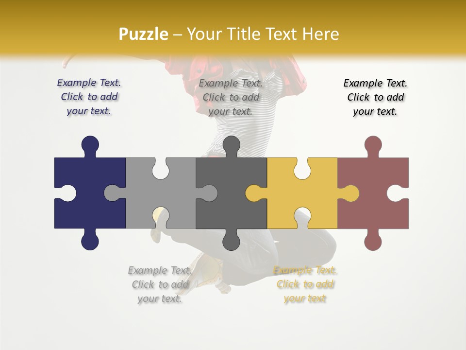 Balance Mid Air Dance PowerPoint Template