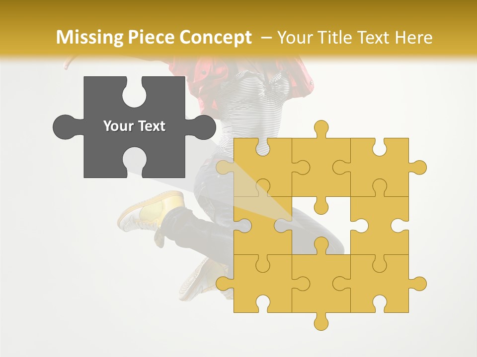 Balance Mid Air Dance PowerPoint Template