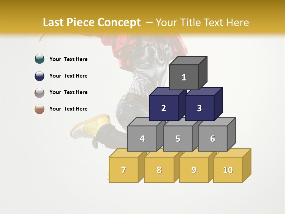 Balance Mid Air Dance PowerPoint Template