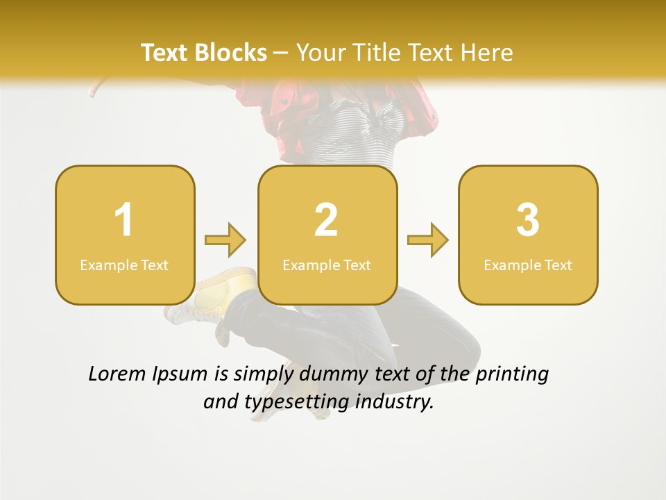 Balance Mid Air Dance PowerPoint Template