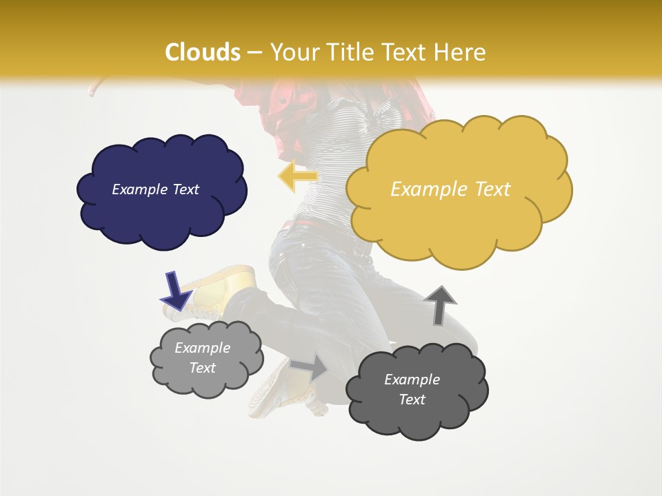 Balance Mid Air Dance PowerPoint Template