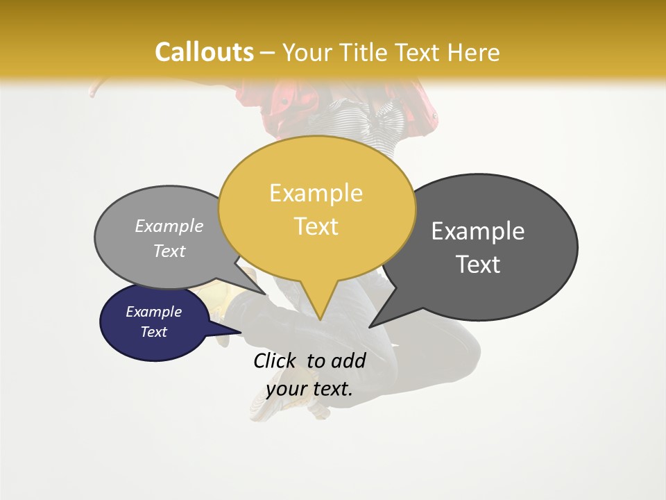 Balance Mid Air Dance PowerPoint Template