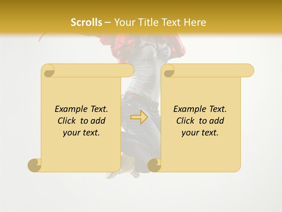 Balance Mid Air Dance PowerPoint Template