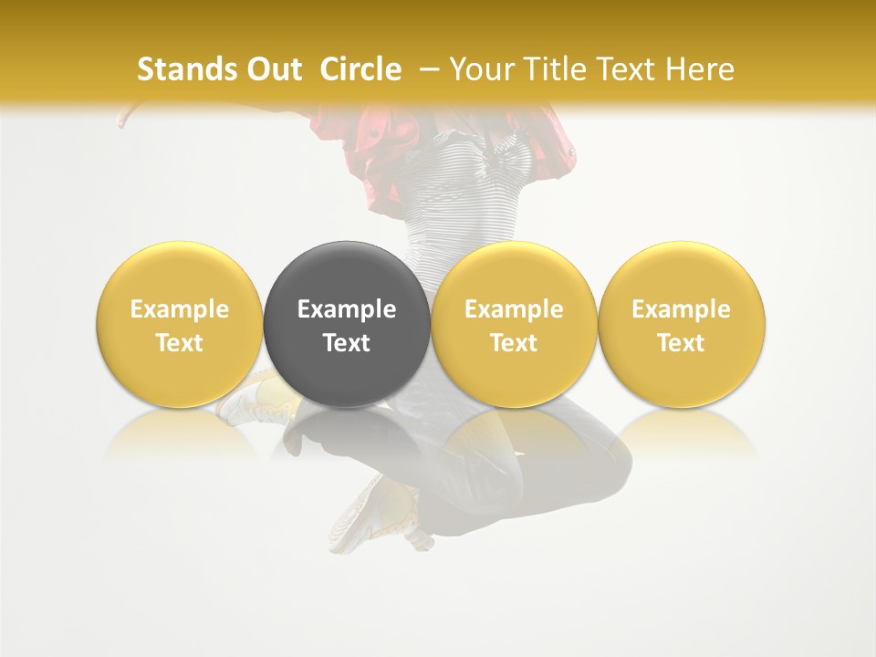 Balance Mid Air Dance PowerPoint Template