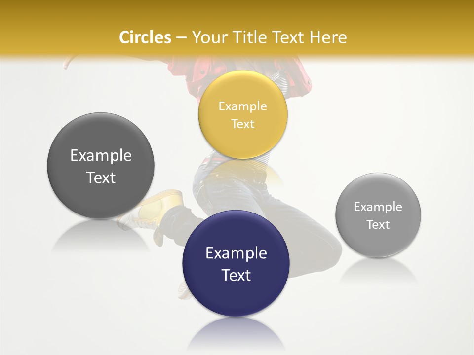 Balance Mid Air Dance PowerPoint Template