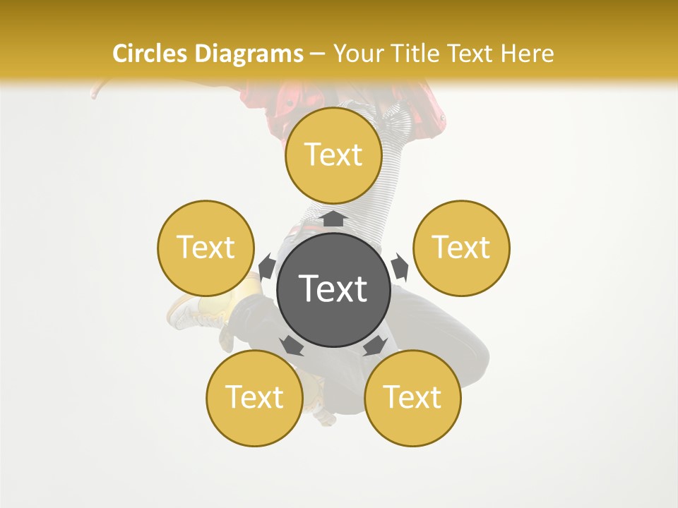 Balance Mid Air Dance PowerPoint Template