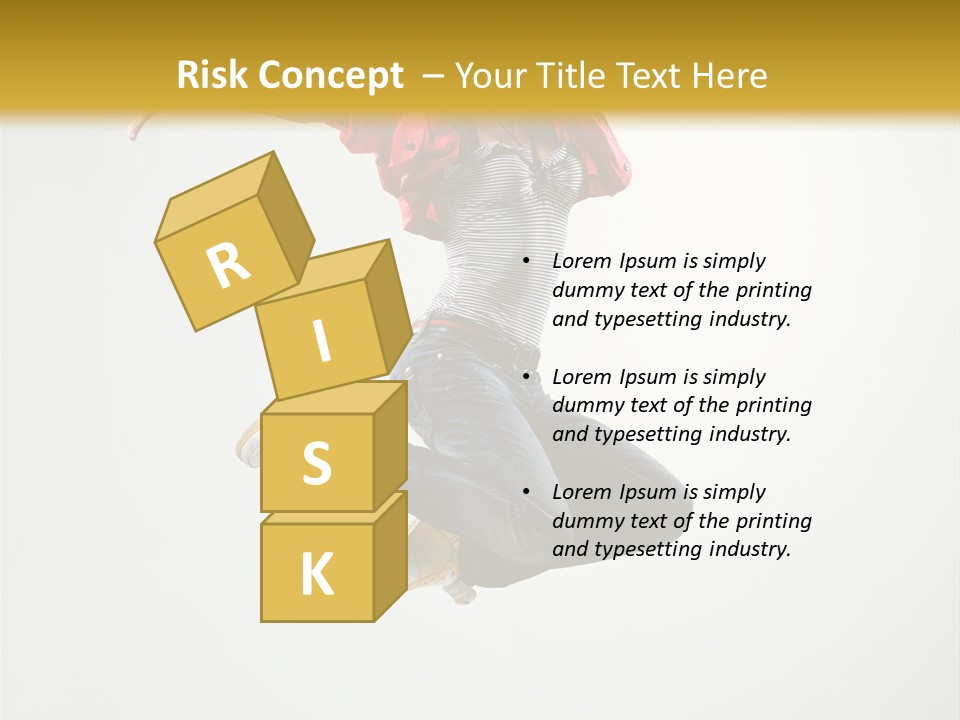 Balance Mid Air Dance PowerPoint Template