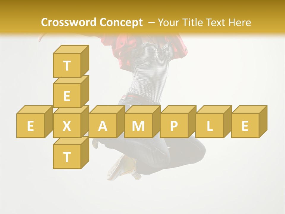 Balance Mid Air Dance PowerPoint Template