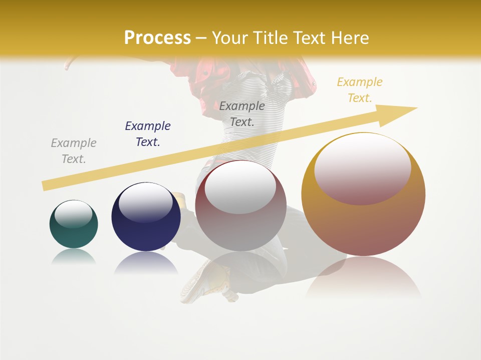 Balance Mid Air Dance PowerPoint Template