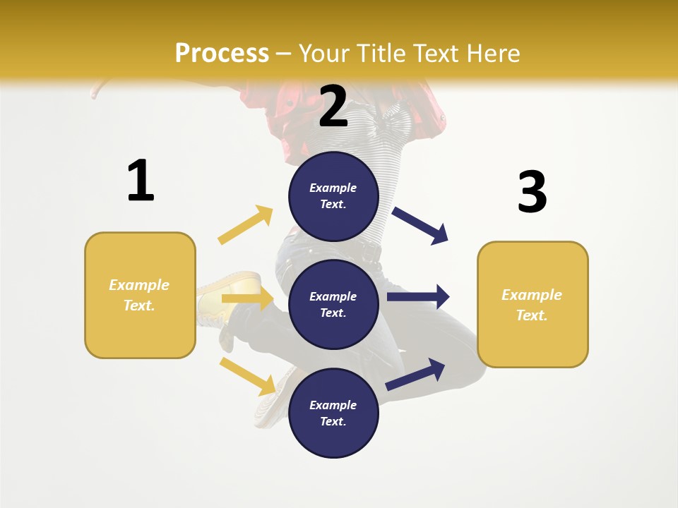 Balance Mid Air Dance PowerPoint Template