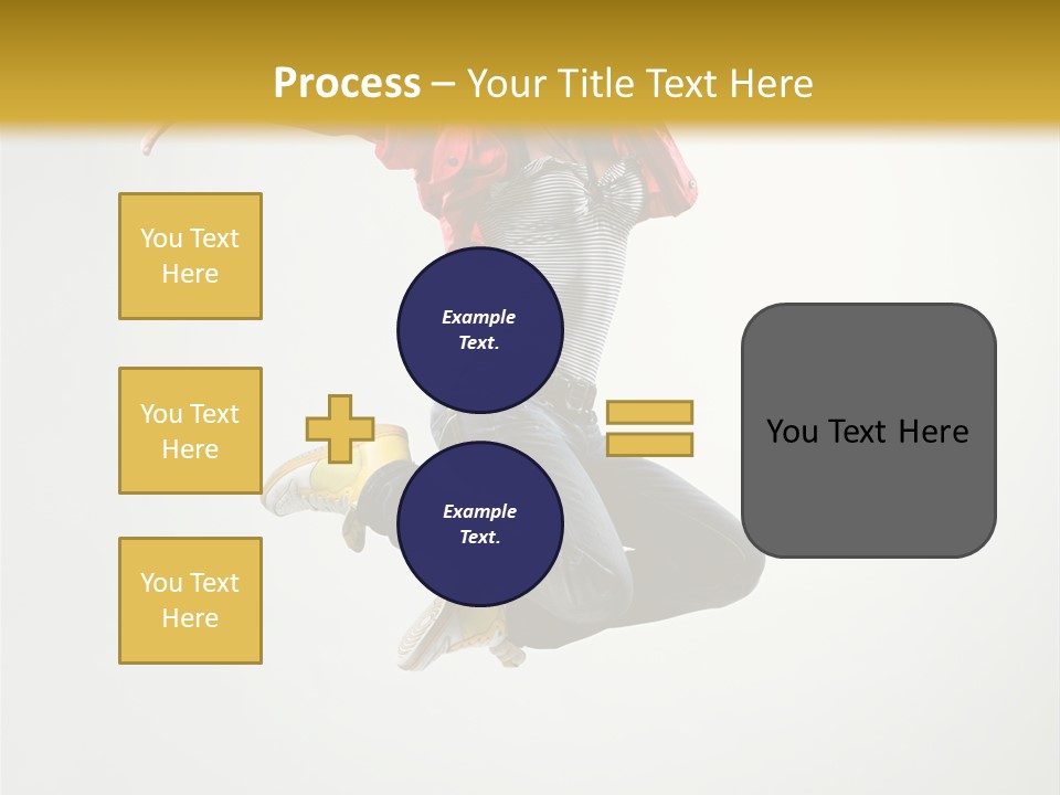 Balance Mid Air Dance PowerPoint Template