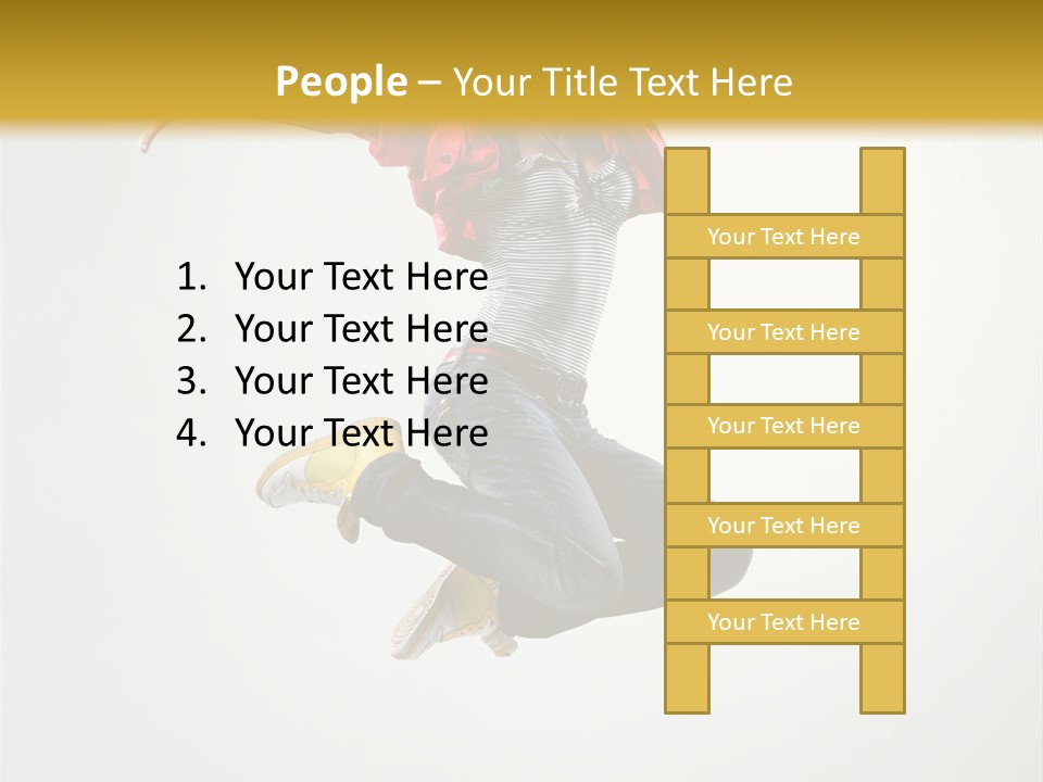 Balance Mid Air Dance PowerPoint Template