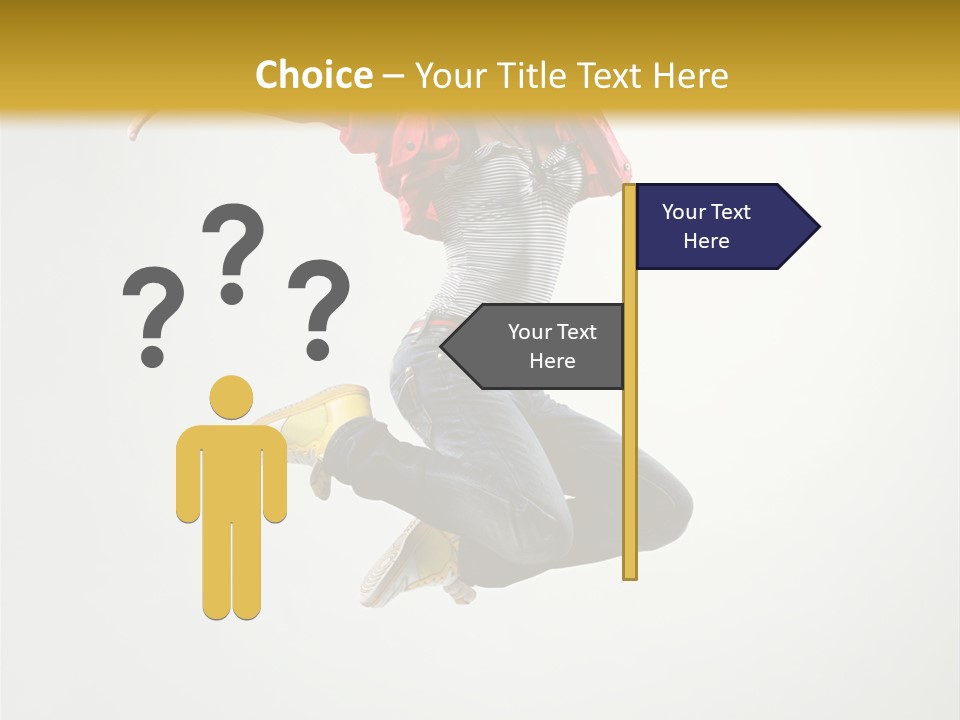 Balance Mid Air Dance PowerPoint Template