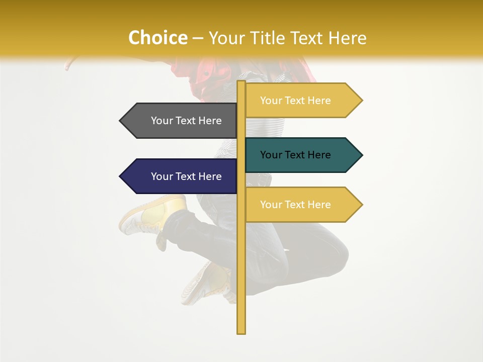 Balance Mid Air Dance PowerPoint Template