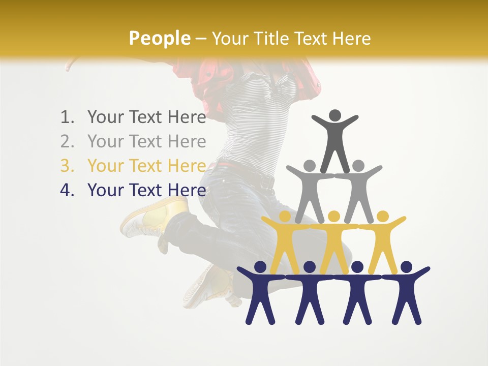 Balance Mid Air Dance PowerPoint Template