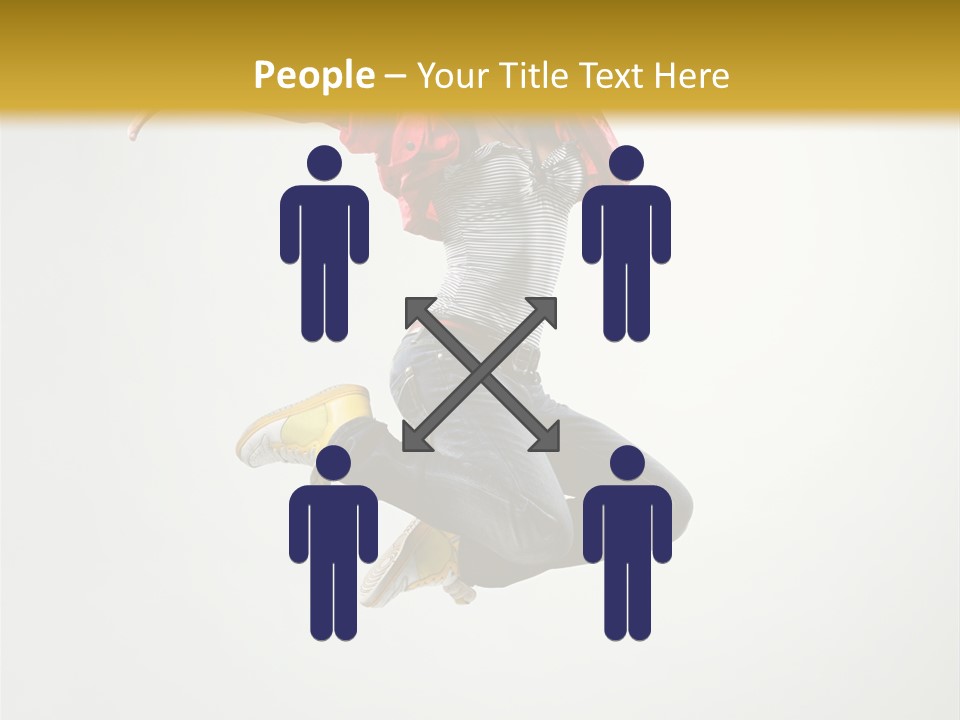 Balance Mid Air Dance PowerPoint Template