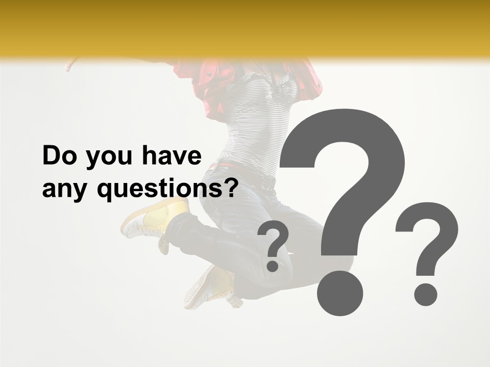 Balance Mid Air Dance PowerPoint Template