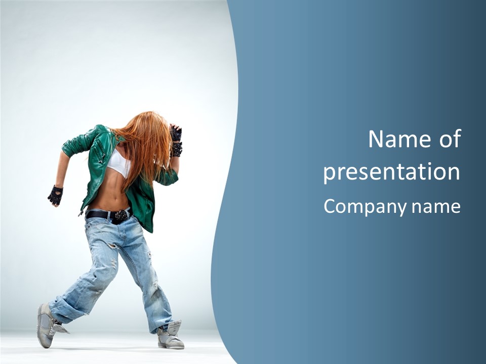 Action Active Human PowerPoint Template