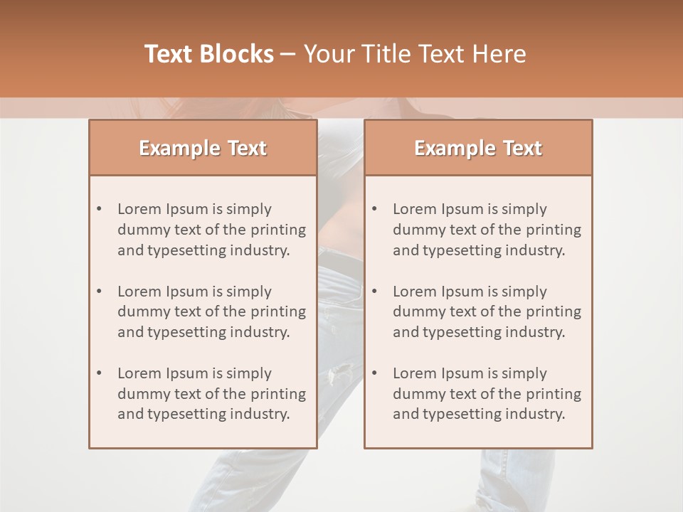 Girl Agility Breakdancer PowerPoint Template