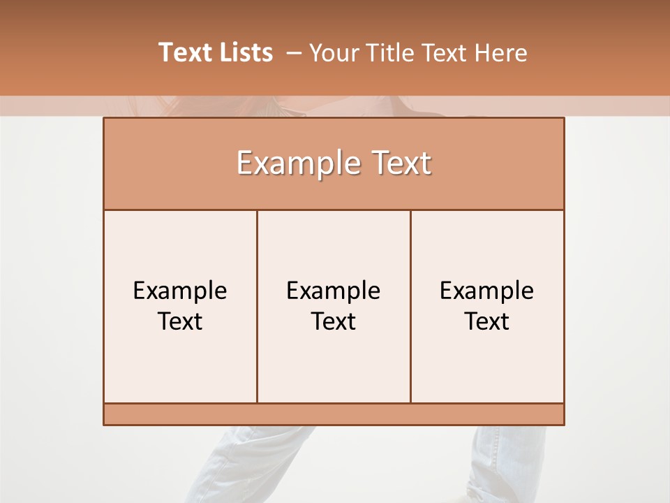 Girl Agility Breakdancer PowerPoint Template