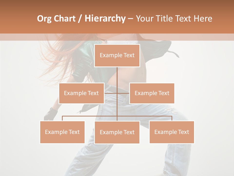 Girl Agility Breakdancer PowerPoint Template