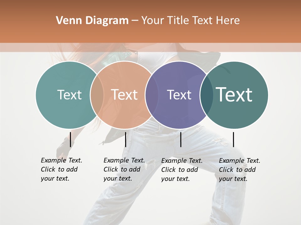 Girl Agility Breakdancer PowerPoint Template