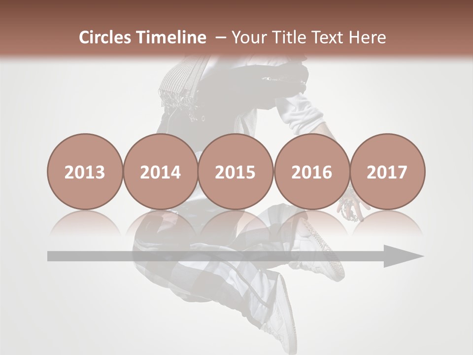 Fitness Mid Air Aerobics PowerPoint Template