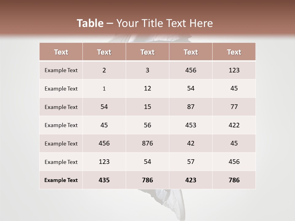 Fitness Mid Air Aerobics PowerPoint Template