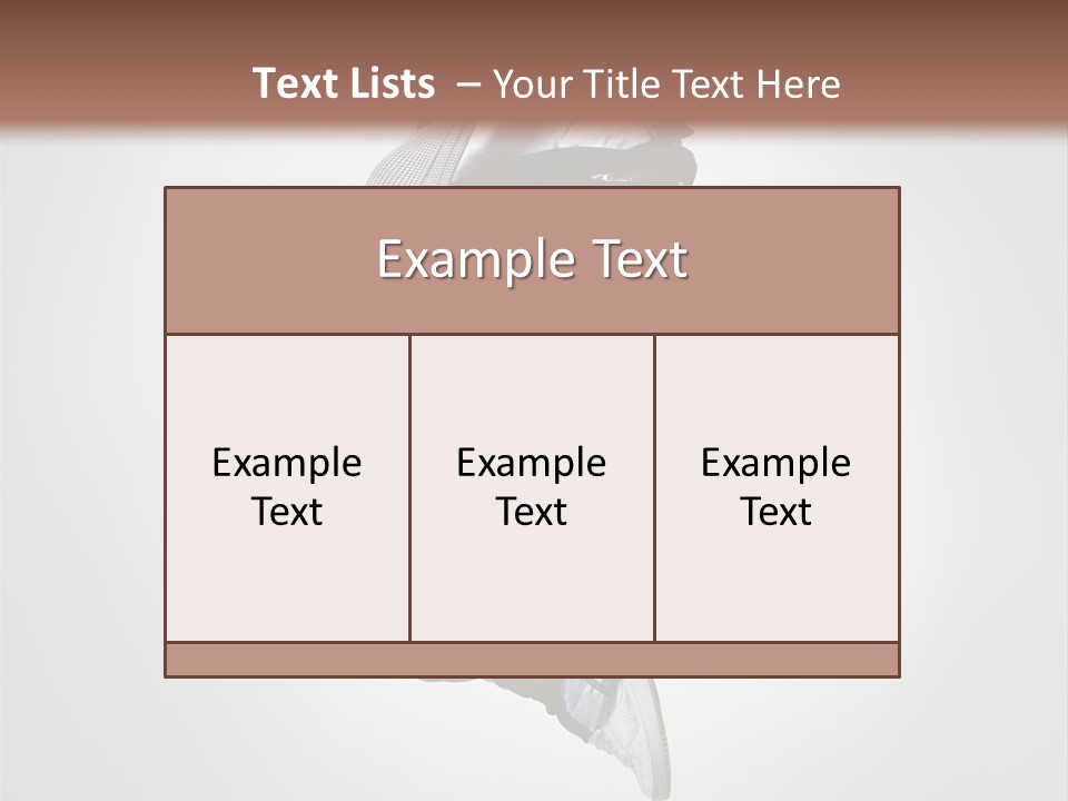 Fitness Mid Air Aerobics PowerPoint Template