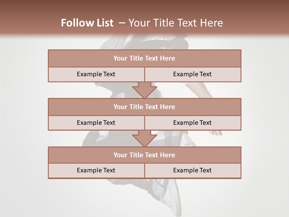 Fitness Mid Air Aerobics PowerPoint Template