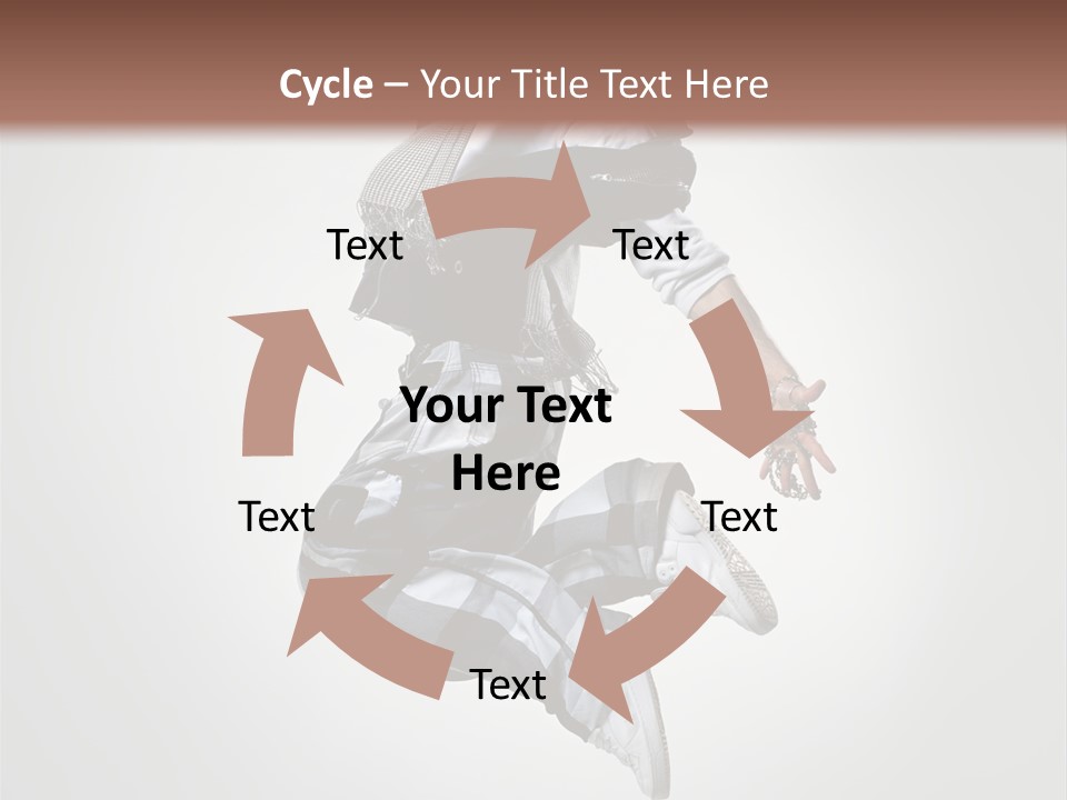 Fitness Mid Air Aerobics PowerPoint Template