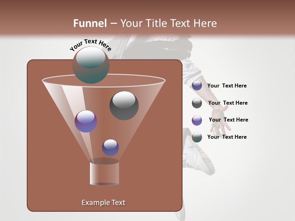 Fitness Mid Air Aerobics PowerPoint Template
