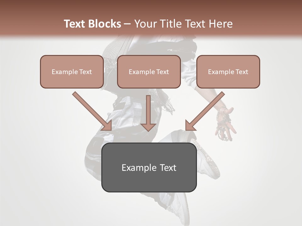 Fitness Mid Air Aerobics PowerPoint Template