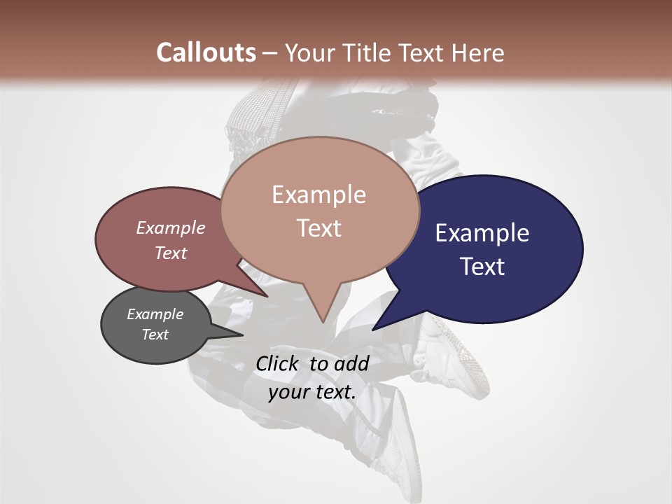 Fitness Mid Air Aerobics PowerPoint Template