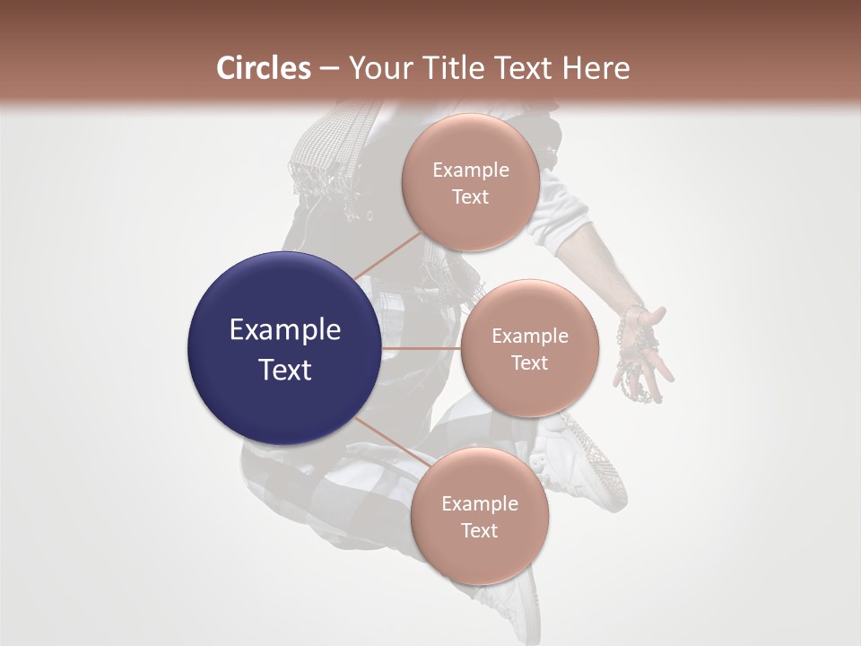 Fitness Mid Air Aerobics PowerPoint Template