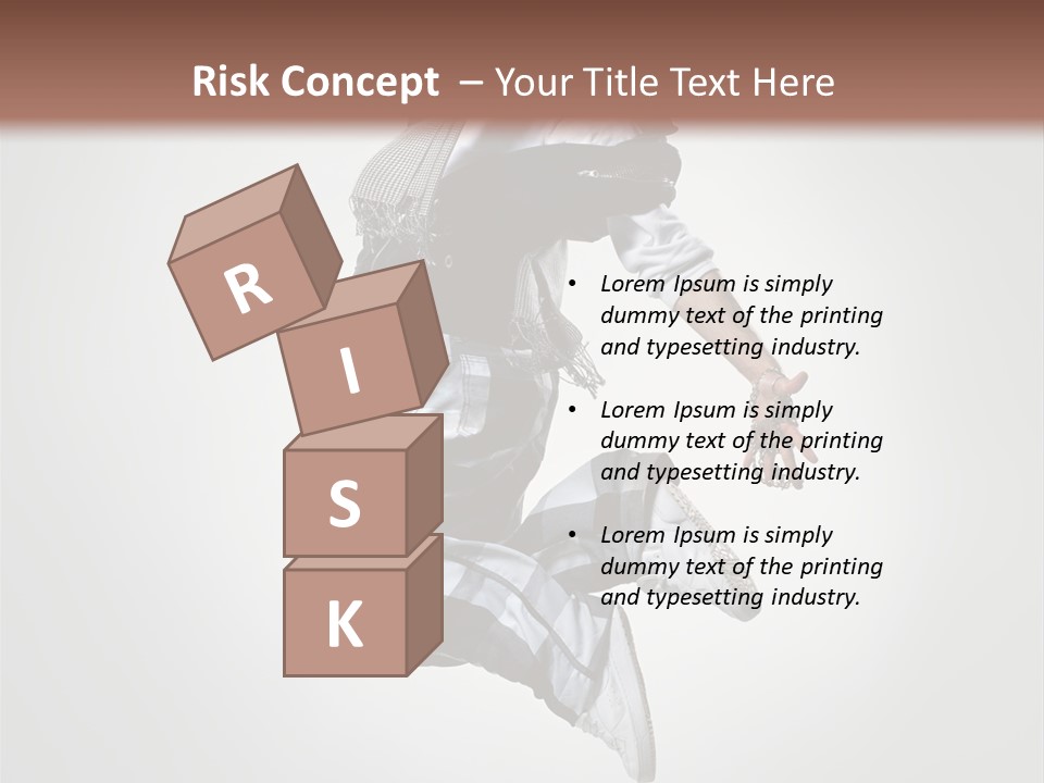 Fitness Mid Air Aerobics PowerPoint Template