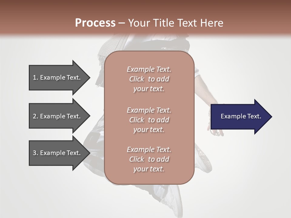 Fitness Mid Air Aerobics PowerPoint Template