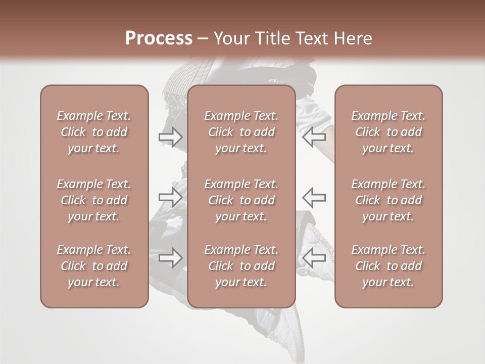 Fitness Mid Air Aerobics PowerPoint Template