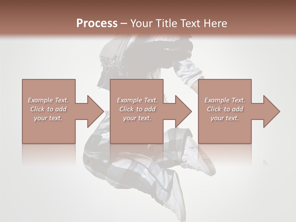 Fitness Mid Air Aerobics PowerPoint Template
