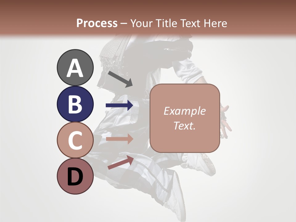 Fitness Mid Air Aerobics PowerPoint Template