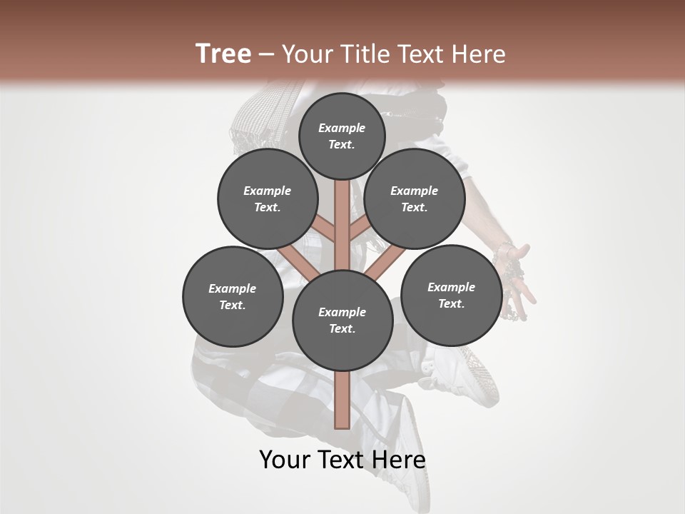 Fitness Mid Air Aerobics PowerPoint Template