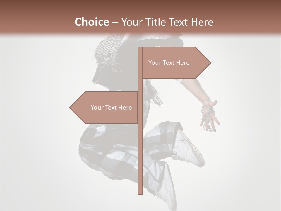 Fitness Mid Air Aerobics PowerPoint Template