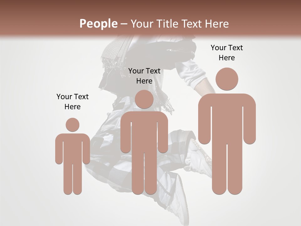 Fitness Mid Air Aerobics PowerPoint Template