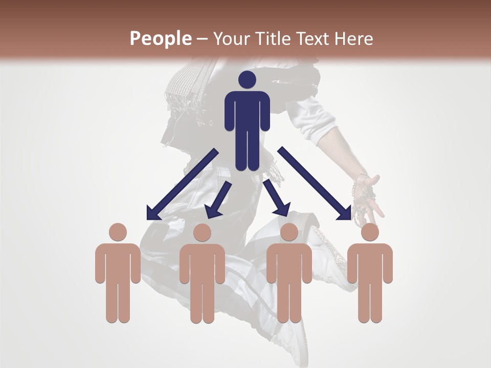 Fitness Mid Air Aerobics PowerPoint Template