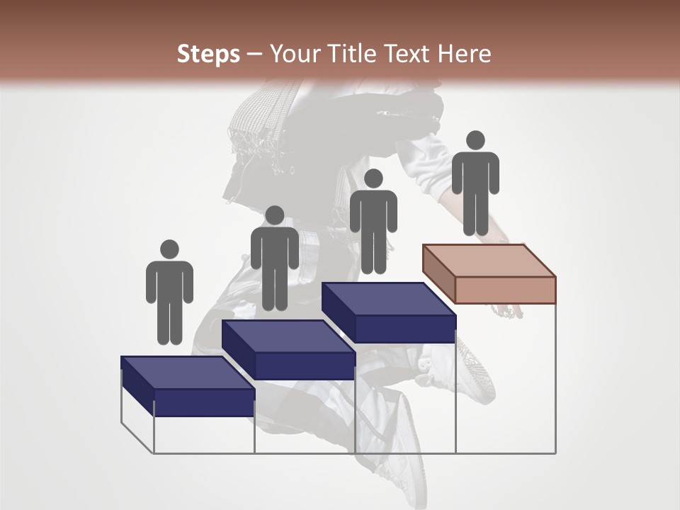 Fitness Mid Air Aerobics PowerPoint Template